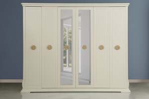 Pan Home Topmark 6 Door Wardrobe