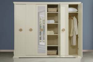 Pan Home Topmark 6 Door Wardrobe