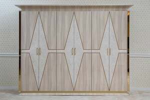 Pan Home Edenburg 6 Door Wardrobe