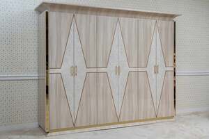 Pan Home Edenburg 6 Door Wardrobe