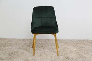 Pan Home Arlon Dining Chair - Green and Gold