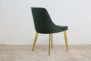 Pan Home Arlon Dining Chair - Green and Gold