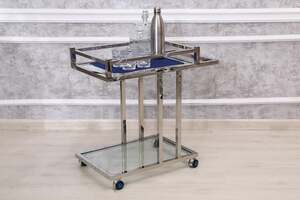 Pan Home Stroll 2-tier Serving Trolley - Silver