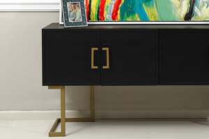 Pan Home Blackscot Sideboard - Black