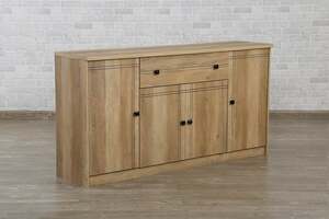 Pan Home Wilbourn 4-door Kitchen Cabinet With 1 Drawer - Natural