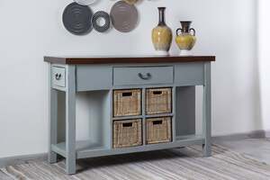 Pan Home Seagul Sideboard Solid Wood - Grey