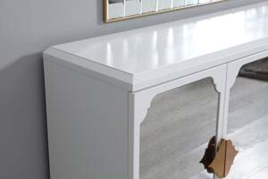 Pan Home Kingfisher Sideboard Mirror - White