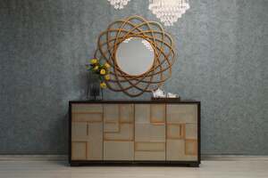 Pan Home Riligan Sideboard Mirror - Brown