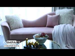 Pan Home Compact 3 Seater Sofa