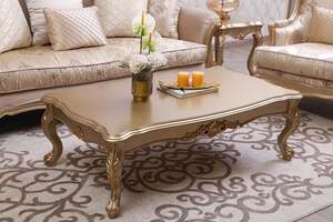 Pan Home Grandhomme Coffee Table and 2 End Table Set - Silver