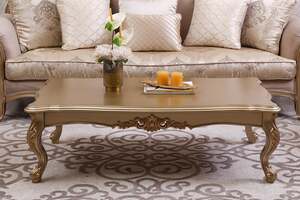 Pan Home Grandhomme Coffee Table and 2 End Table Set - Silver
