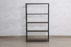 Pan Home Startalone Shelving Unit 4 Tier - Black and Brown