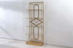 Pan Home Evertier 5-tier Shelving Unit - Gold