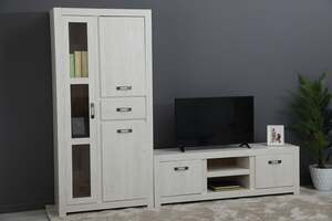 Pan Home Kranz Tv Unit Upto 60 Inches Melamine - White