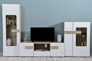 Pan Home Bert Tv Unit Upto 55 Inches Melamine - White