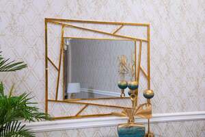 Pan Home Shine Console Mirror - Gold