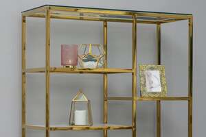 Pan Home Gigatouch Shelving Unit 6 Tier - Gold