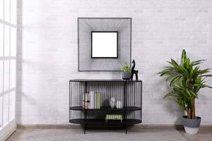 Pan Home Solate Display Cabinet - Black