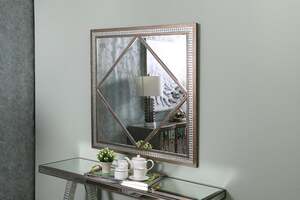 Pan Home Zeeland Console Mirror - Silver