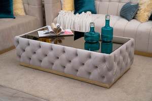 Pan Home Redking Coffee Table - Black and Beige