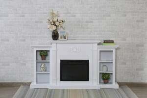 Pan Home Woodford Fireplace - White