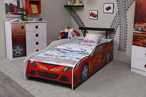 Pan Home Fairchild Kids Car Bed 90x190 Cm