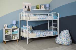 Pan Home Effar Kids Bunk Bed 90x190 Cm