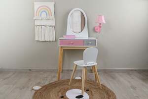 Pan Home Wingzy Kids Dressing Table With Chair