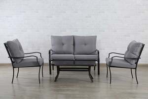 Pan Home Greeley Garden Sofa Set (2+1+1+c.t)