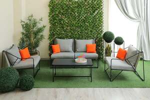 Pan Home Maridex Garden Sofa Set (2+1+1+c.t)