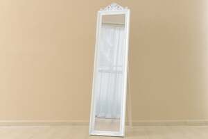 Pan Home Hedge Cheval Mirror White 35x158cm