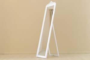 Pan Home Hedge Cheval Mirror White 35x158cm