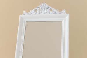 Pan Home Hedge Cheval Mirror White 35x158cm